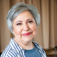 Nune Sargsyan smiling